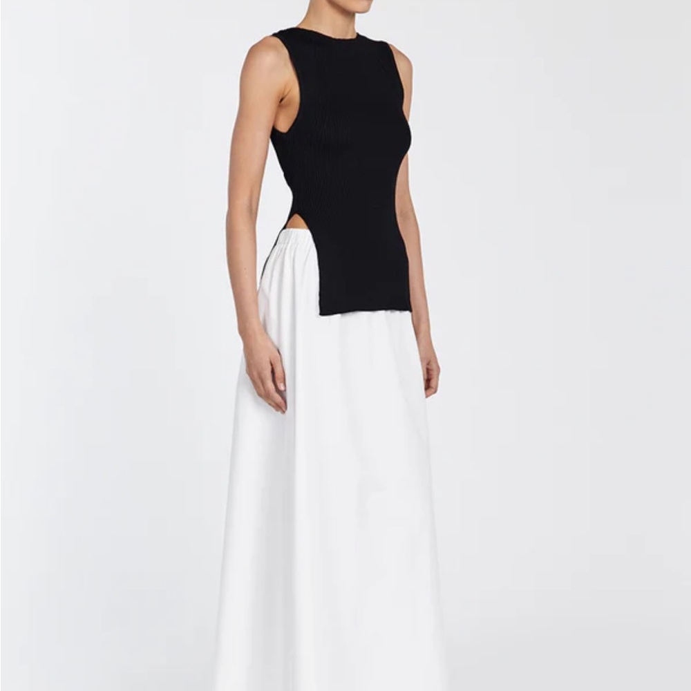 DISSH Sophia Black Knit Tunic Top